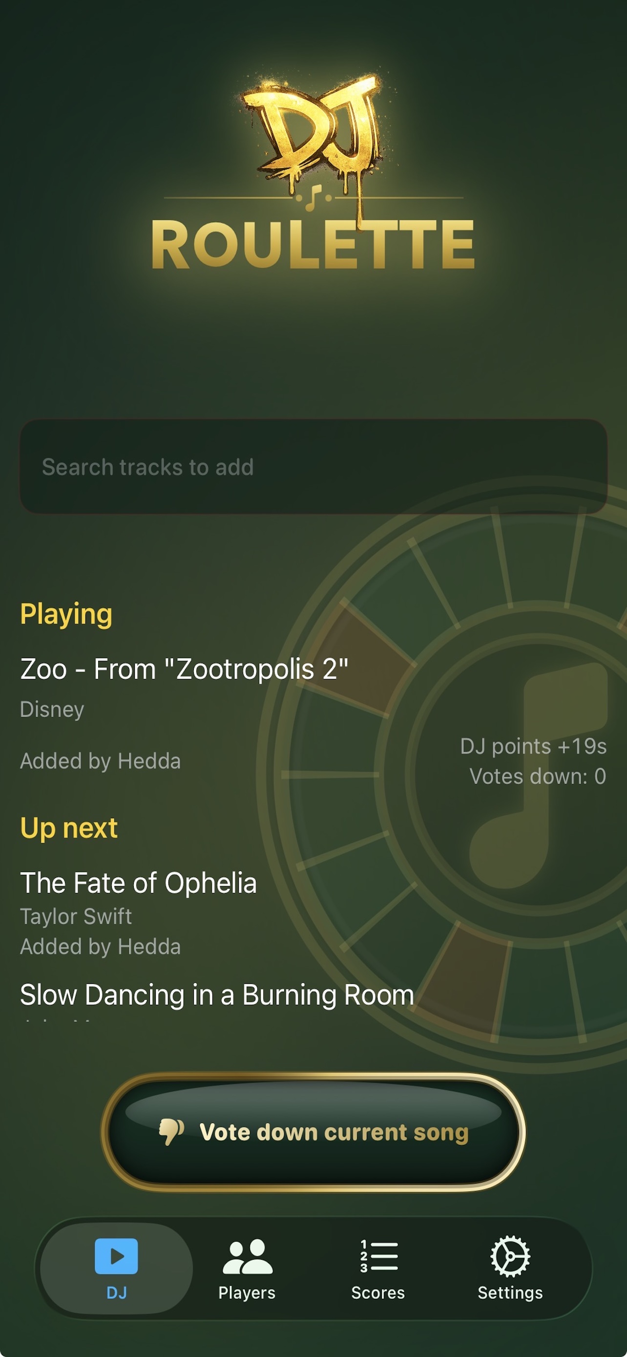 DJ Roulette screenshot 2
